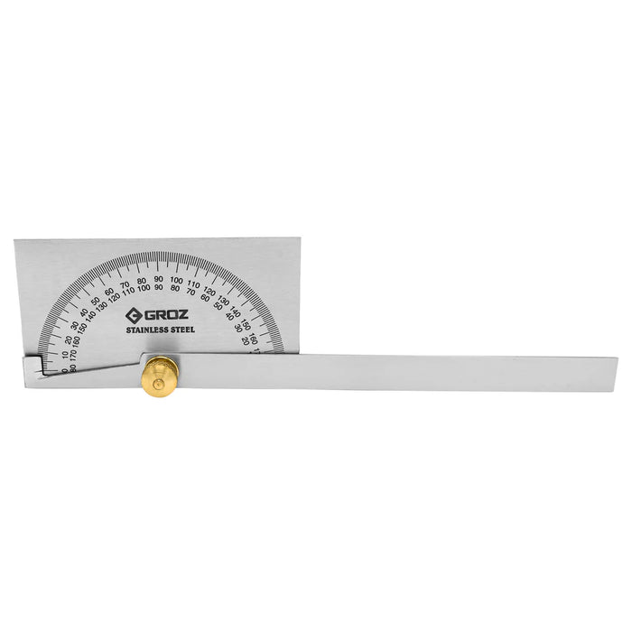 Groz Rectangular Head Degree Protractor 1224-1