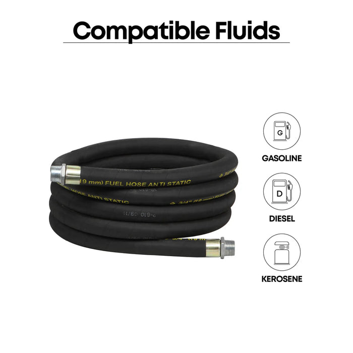 Groz Replacement Anti-Static Fuel Hose 44077