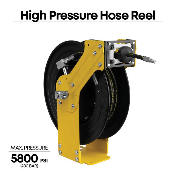 Prolube PROLUBE Dual Arm Grease Hose Reel, High Pressure, 32' Long Hose, 1/4" NPT 47990