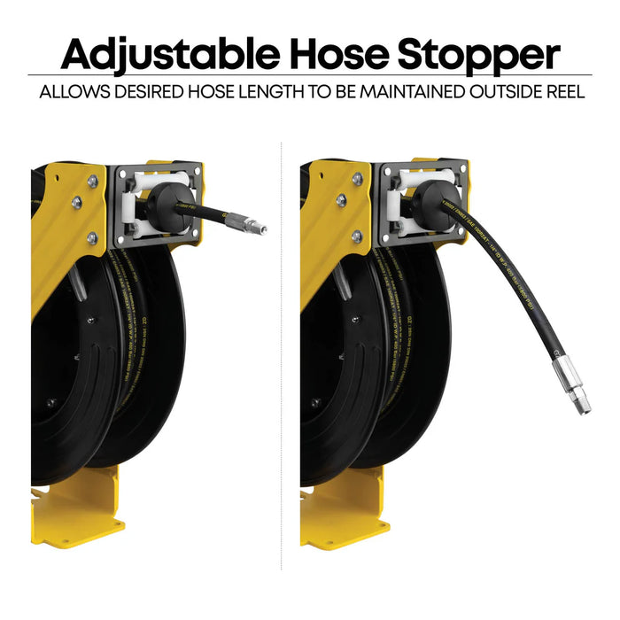Prolube PROLUBE Dual Arm Grease Hose Reel, High Pressure, 32' Long Hose, 1/4" NPT 47990
