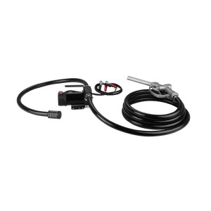Groz 12V DC Electric Diesel Pump with 13.1 Foot Long Hose and Nylon Suction Strainer, up to 12 GPM 49501