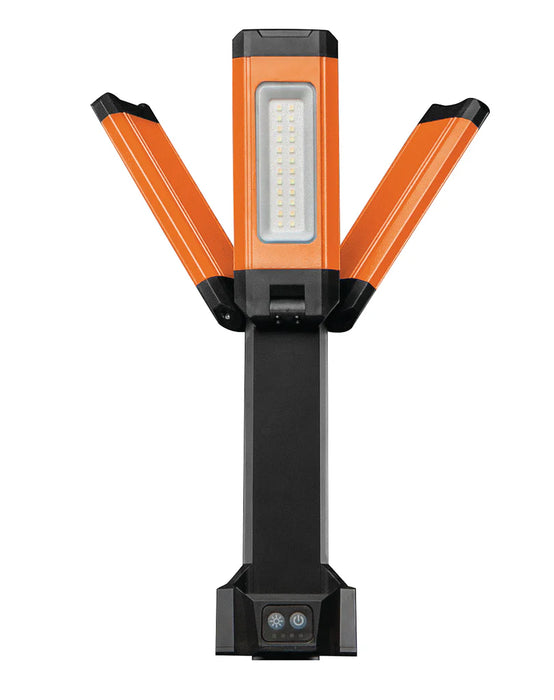 Groz Triple Headed Work Light, Warm & Cool, up to 2000 Lumens 55118