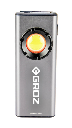 Groz Pocket Sized Superbright Flashlight with Pocket Clip, up to 1200 Lumens 55128