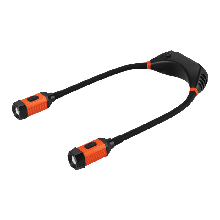 Groz Rechargeable Neck Flashlight with Dual 3W LEDs 55133