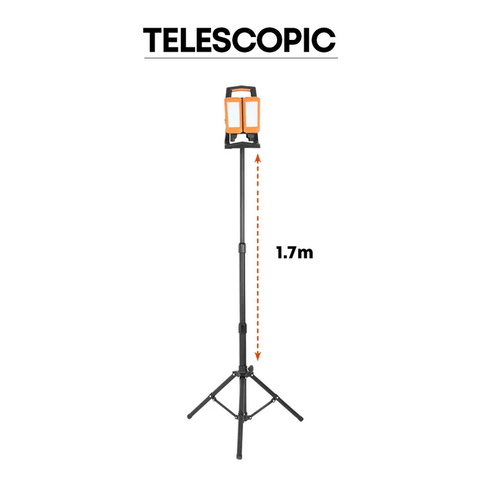Groz Dual Multi-Directional Work Light - With Tripod or Work Light Only 55140