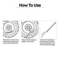 Groz Tire Pressure Gauge 61396
