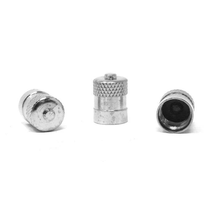 MT-RSR Metal Valve Cap, Nickel Plated - 100/Box HAM-2101