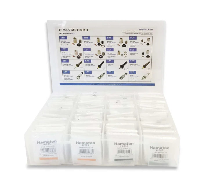 MT-RSR Hamaton TPMS Starter Kit 6-352, Contains 64 Service Kits HAM-6352