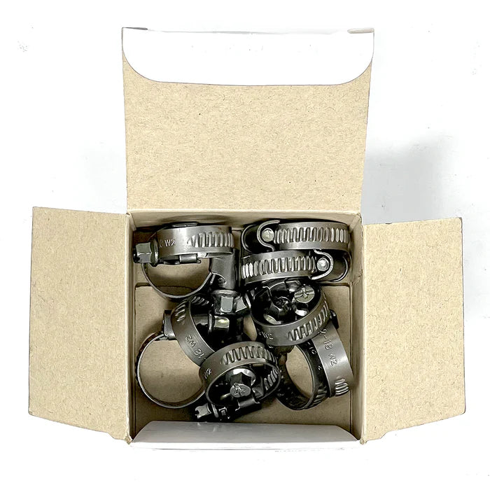 MT-RSR 5/16" Width, 1/2"-3/4" - Euro Style Hose Clamp HCE-9A