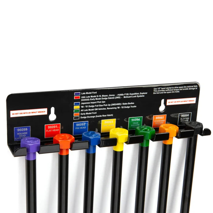 MT-RSR Spare Tire Removal Kit, 7 Piece - With Mount JS-96090A