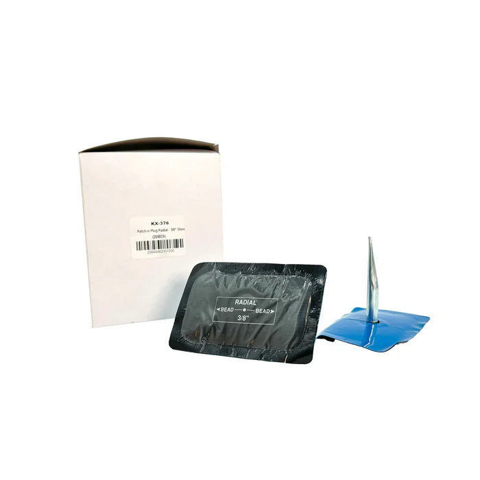MT-RSR Kex 376 Combi-Unit, Reinforced, Quilled, 3/8" Stem, 2" x 4" Patch (25 bx) KEX-376