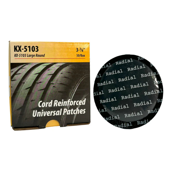MT-RSR Kex 5103 Radial Repair Unit, 3-1/8" Round, 1 Ply (50 bx) KEX-5103