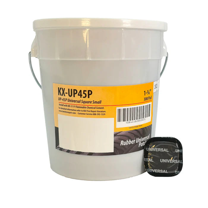MT-RSR Kex UP-45P Universal Patch, 1-3/4" Square (300 unit bucket) KEX-UP-45P