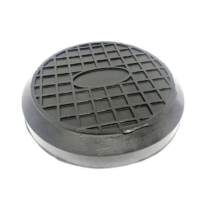 Round Slip-on Waffle Style W/Screws Rotary Rubber Pads 4PK