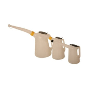 Liquidynamics P/N 810241 2 Quart Polyethylene Measure, w/ Flex Spout, Cap and Lid