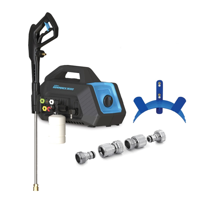 BluBird Blu Shield 3000PSI High Pressure Washer Humpback with Wall Mount Plate and Hose Hanger MP-HB-HH