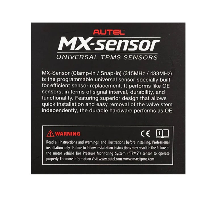 MT-RSR Repacement TPMS Valve - For Autel MX-Sensor, Metal - 4pk ATL-MXVALVE-M