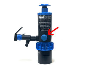 Goat Throat EPDM Pressure Release Knob (parts 8+9) GTPRK-200
