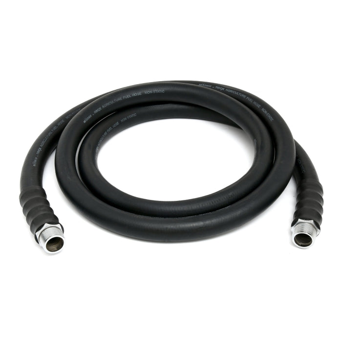 BluBird OilShield 1" x 14' Rubber Farm Fuel Transfer Hose with Static Wire OSFHONE14
