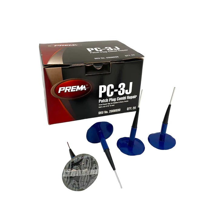MT-RSR Prema PC-3J Combi-Unit, Universal, Lead Wire, 5/16" Injury, 2" RD Patch (20 bx) PRE-PC-3J