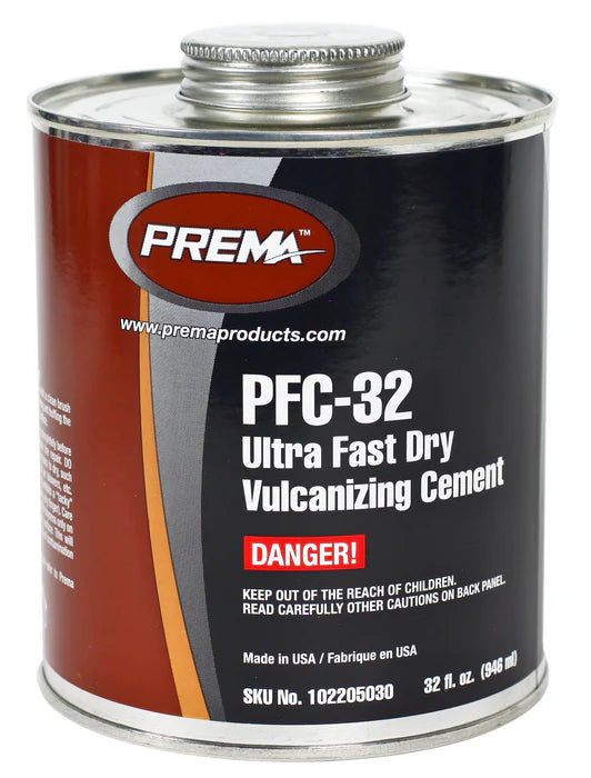 MT-RSR Prema PFC-32 Cement, (Clear Universal), 32 oz Brush Top Can (Flammable) - Ultra Fast Dry PRE-PFC-32