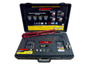 ProMAXX PMXU300PRO-08-125 BULLIT® 8mm x 1.25 Universal Adaptable Broken Bolt Extractor Tool Kit | Complete Kit | Exhaust & Intake Manifold, Oil Pan, Valve Cover & More