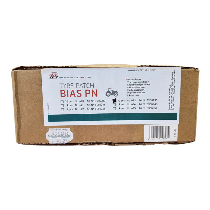 MT-RSR Rema PN-23 Bias Ply Repair Unit, AG, 10", 6 Ply (10 bx) REM-PN-23