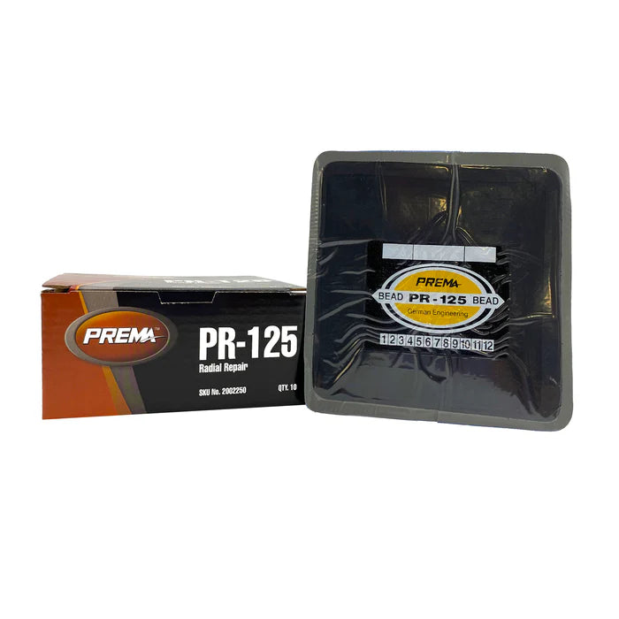 MT-RSR Prema PR-125 Radial Repair Unit, 5.1/4" x 4.3/4", 2 Ply (10 bx) PRE-PR-125