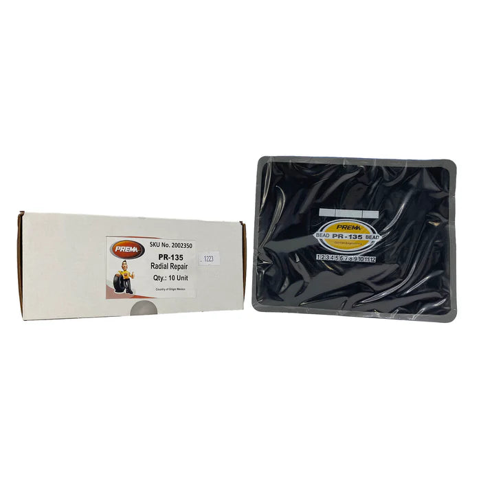 MT-RSR Prema PR-135 Radial Repair Unit, 7 1/2" x 5.1/2", 4 Ply (10 bx) PRE-PR-135