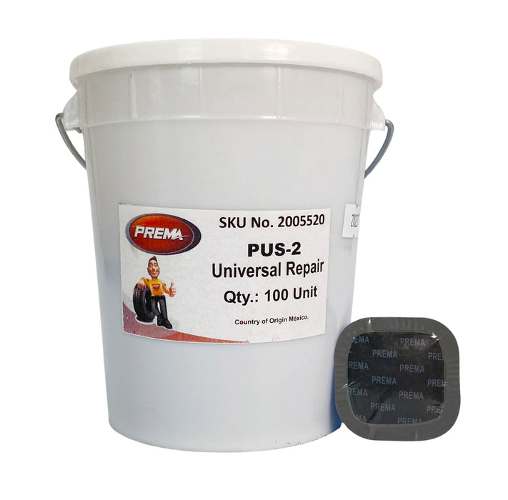 MT-RSR Prema PUS-2 Universal Patch, 1.3/4" Square (100 bucket) PRE-PUS-2