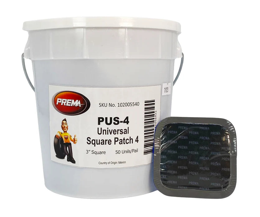 MT-RSR Prema PUS-4 Universal Patch, 3" Square (50 bucket) PRE-PUS-4