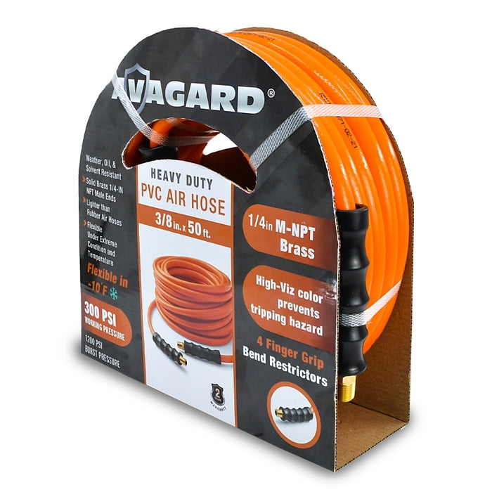 BluBird Avagard PVC Air Hose Assembly 3/8" x 50' PV3850