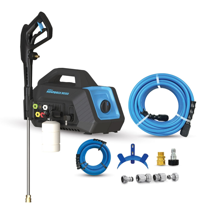 BluBird Blu Shield 3000PSI High Pressure Washer Humpback with Wall Mount Plate and Hose Hanger + 1/4"X 50' PW Hose PW1450-MP-HB-HH