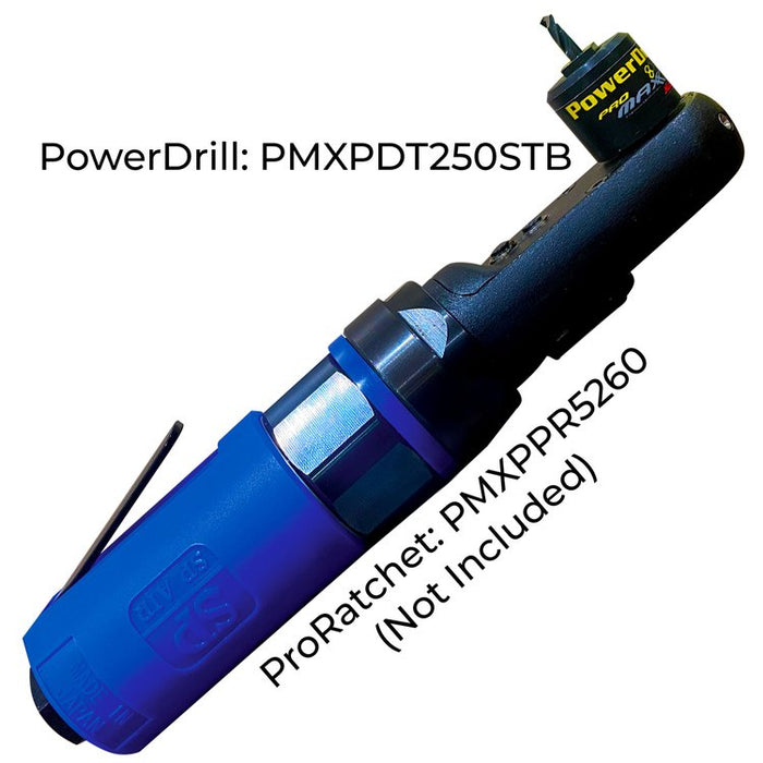 ProMAXX PMXPDT250STB 1/4-INCH RATCHET DRILL SOCKET ADAPTER WITH 1/8-INCH STUB BIT - POWERDRIVE DRILL/DRIVER THREADED BIT ADAPTER