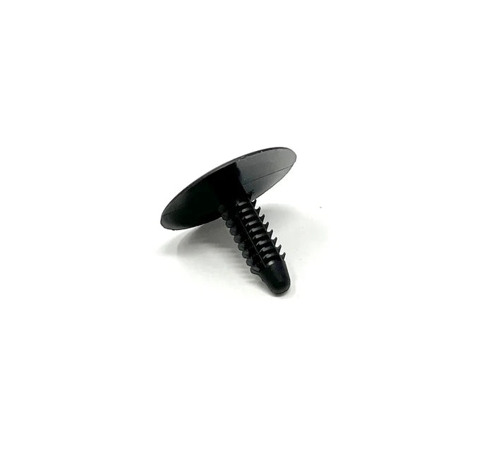 MT-RSR Black Universal Nylon Shield Retainer Head Diameter 1", Stem Diameter 1/4", Stem Length 25/32" Ford # N808370-S (pack of 25) RC-610-25