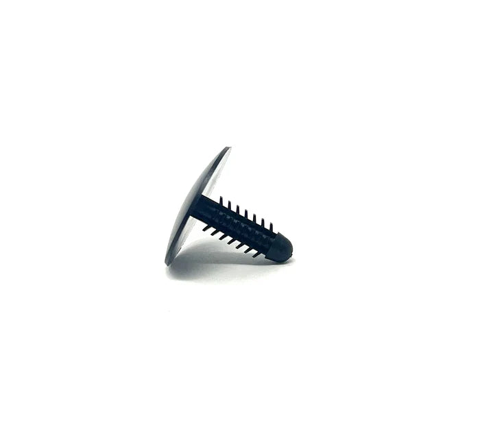 MT-RSR Black Universal Nylon Fascia Panel Retainer Head Diameter 25mm, Stem Diameter 7.5mm, Stem Length 20mm Chrysler # 6501067 (Pack of 50) RC-616-50