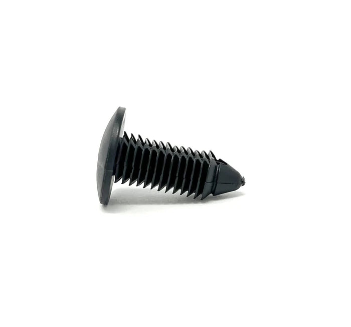 MT-RSR Black Universal Nylon Fascia Bumper Retainer Head Diameter 22mm, Stem Diameter 11mm, Stem Length 28mm Ford # N804379S, Pack of 25 RC-624-25