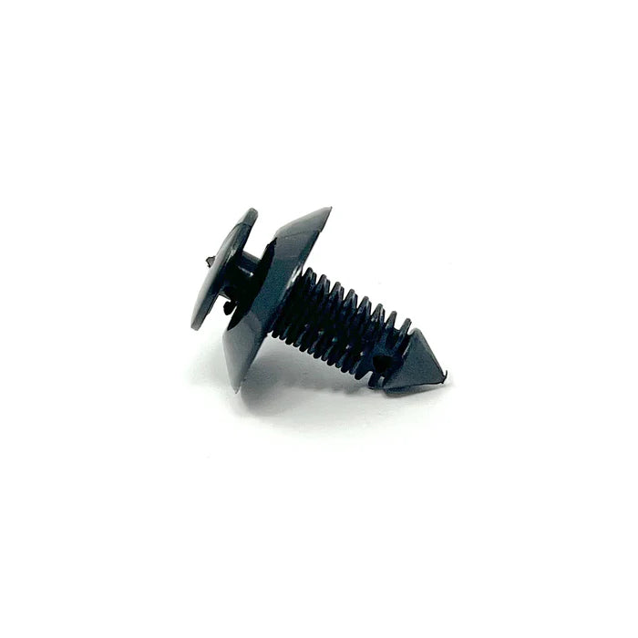 MT-RSR Black Nylon Door Panel Ret - 5/16" (8mm) Hose Size, 19mm stem length (Pack of 25) RC-633-25