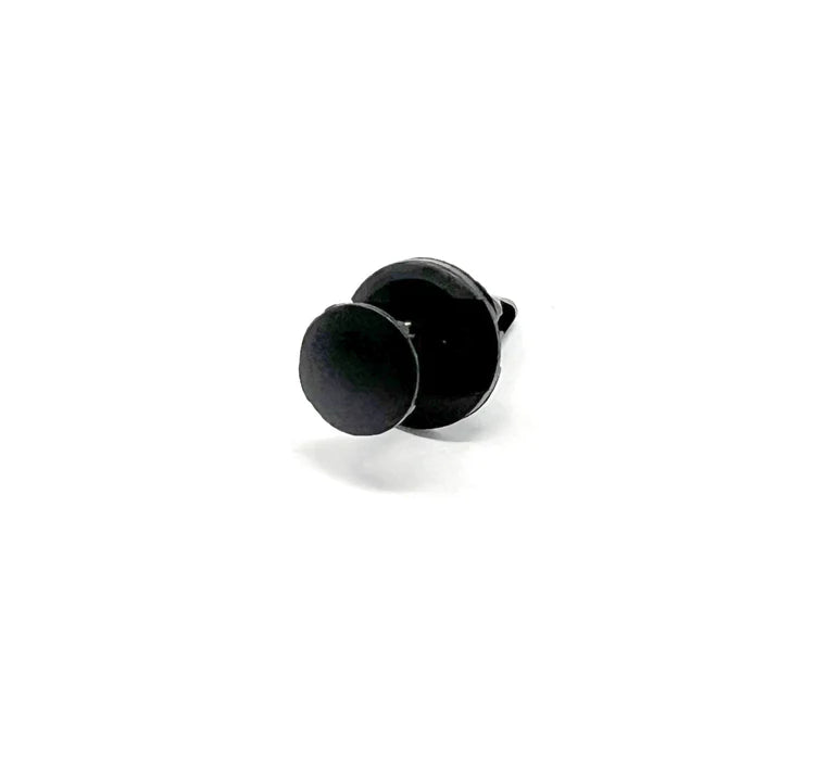 MT-RSR Black Nylon Wheel Opening Molding Push-Type Retainer Head Diameter 19/32", Stem Length 3/4", Fits Into 1/4" Hole GM #21077123 (25 pack) RC-654-25