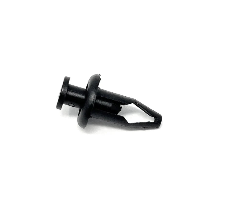 MT-RSR Black Nylon Push-Type Retainer 16mm Head Diameter 16mm, Stem Length 20mm, Fits Into 8mm Hole (Pack of 25) RC-659-25