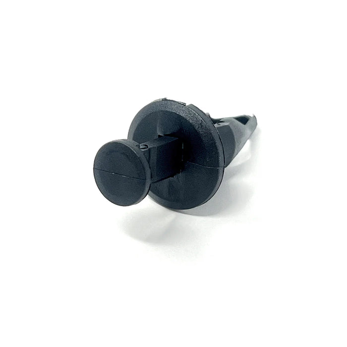 MT-RSR Black Nylon Front Bumper Ret - 9.5mm Hole 18mm Flng 23mm Stem (25pk) RC-660-25