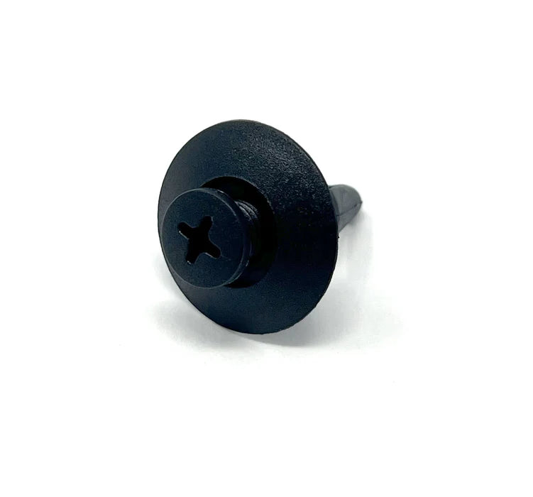 MT-RSR Black Nylon Inner Fender Shield Blind Rivet, Head Diameter 20mm, Stem Length 18mm, Fits Into 8mm Hole (Pack of 25) RC-668-25