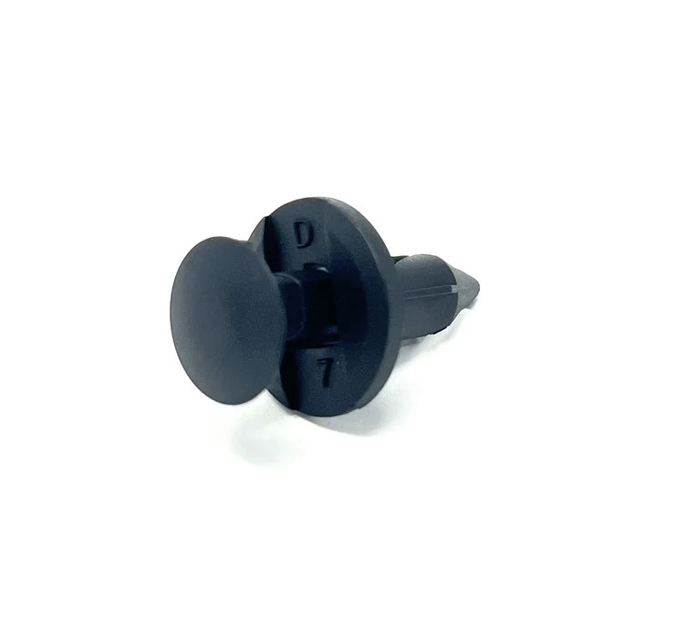 MT-RSR Black Nylon Push Type Retainer Head Diameter 20mm, Stem Length 20mm, Fits Into 8mm Hole (Pack of 25) RC-669-25