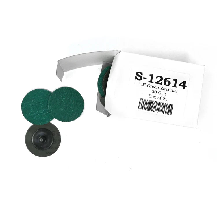 MT-RSR 2" Green Zirconia 50 Grit Surface Conditioning Disc (Box of 25) S-12614