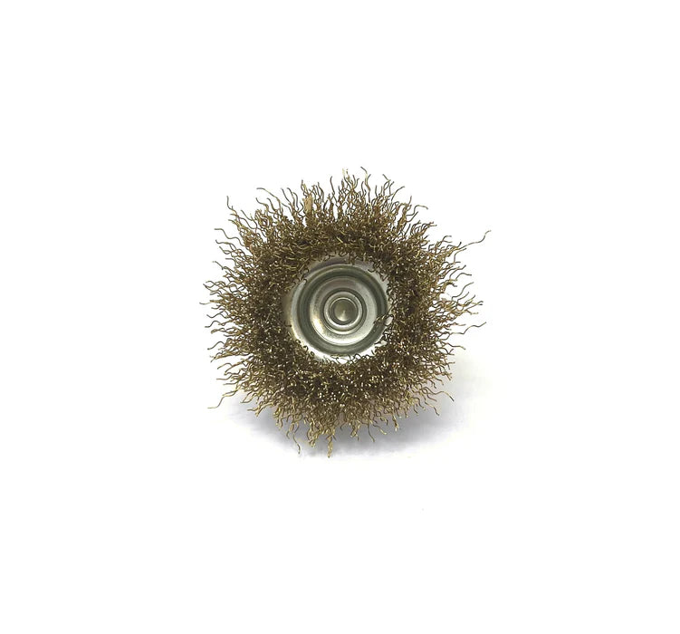 MT-RSR 3" Wire Cup Brush, 1/4in. Shaft, 10,000 RPM S-14033R