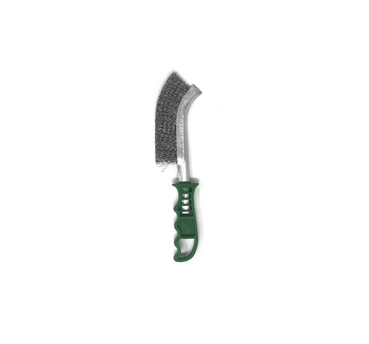 MT-RSR Green Handle Plastic Handle Stainless Steel Wire Brush S-14141