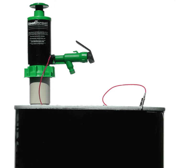 Goat Throat Groundable Drum Pump for Flammables Viton Seals GTSCP.300