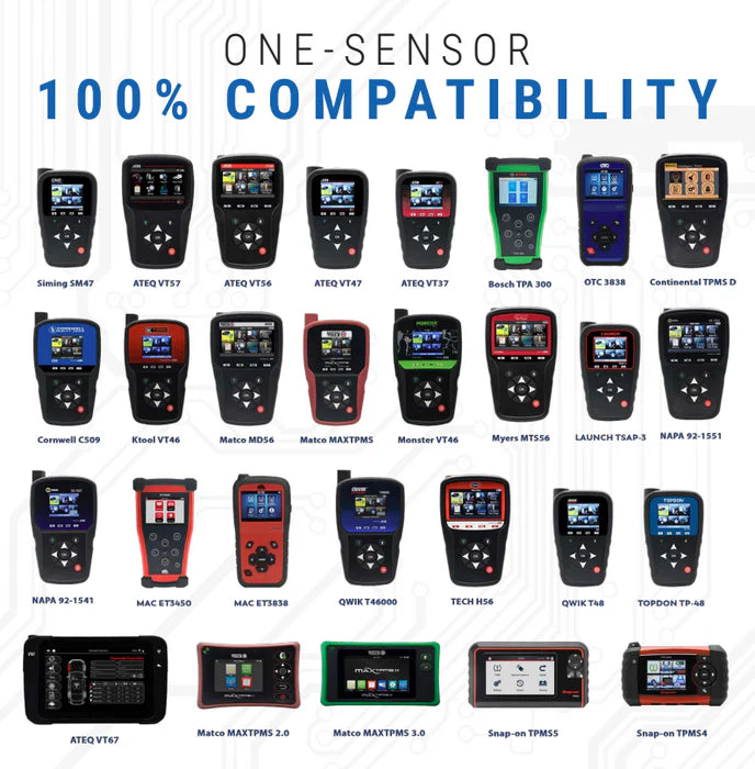 MT-RSR      Siming One-Direct Universal TPMS Sensor - Dual Valve - 20 Pack SM-20SC