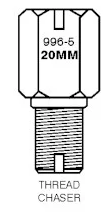 LTI LT996-5 20mm THREAD CHASER  (1 Piece)