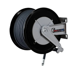 Wolflube Automatic Hose Reel – F555 – For Oil – 1” – 50′ Hose – M1” x